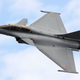 Un caza Rafale B de la Fuerza aérea francesa.